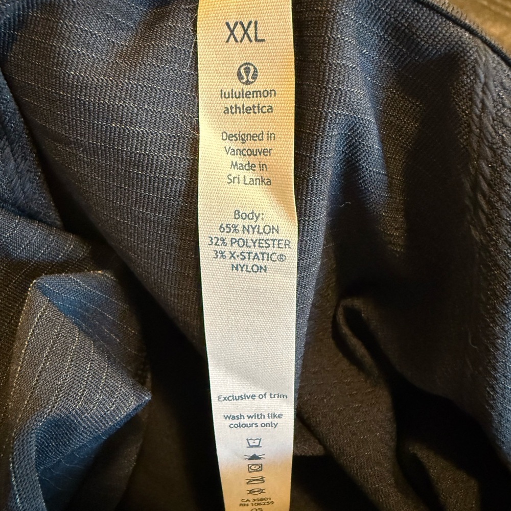 Lululemon Half Zip Hooded‎ Pullover Thumbholes Gray XXL - Picture 7 of 8